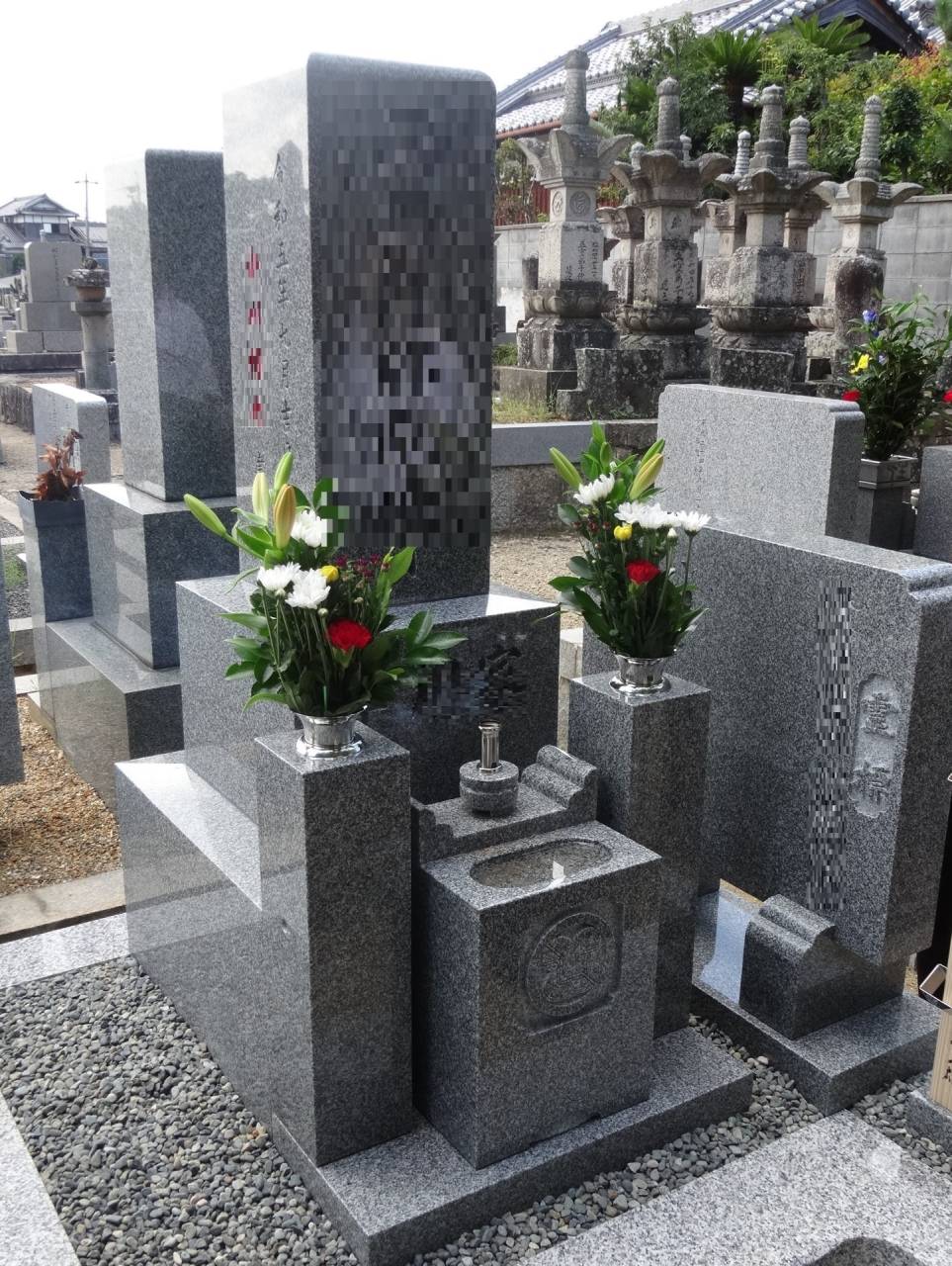 施工例～和型墓石③～【大阪・岸和田で墓石屋をはじめて151年】