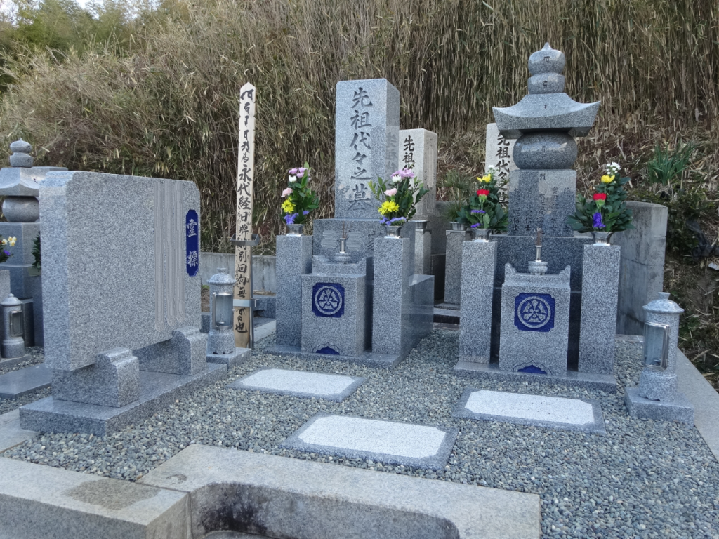 お墓施工例【大阪・岸和田で墓石屋をはじめて153年